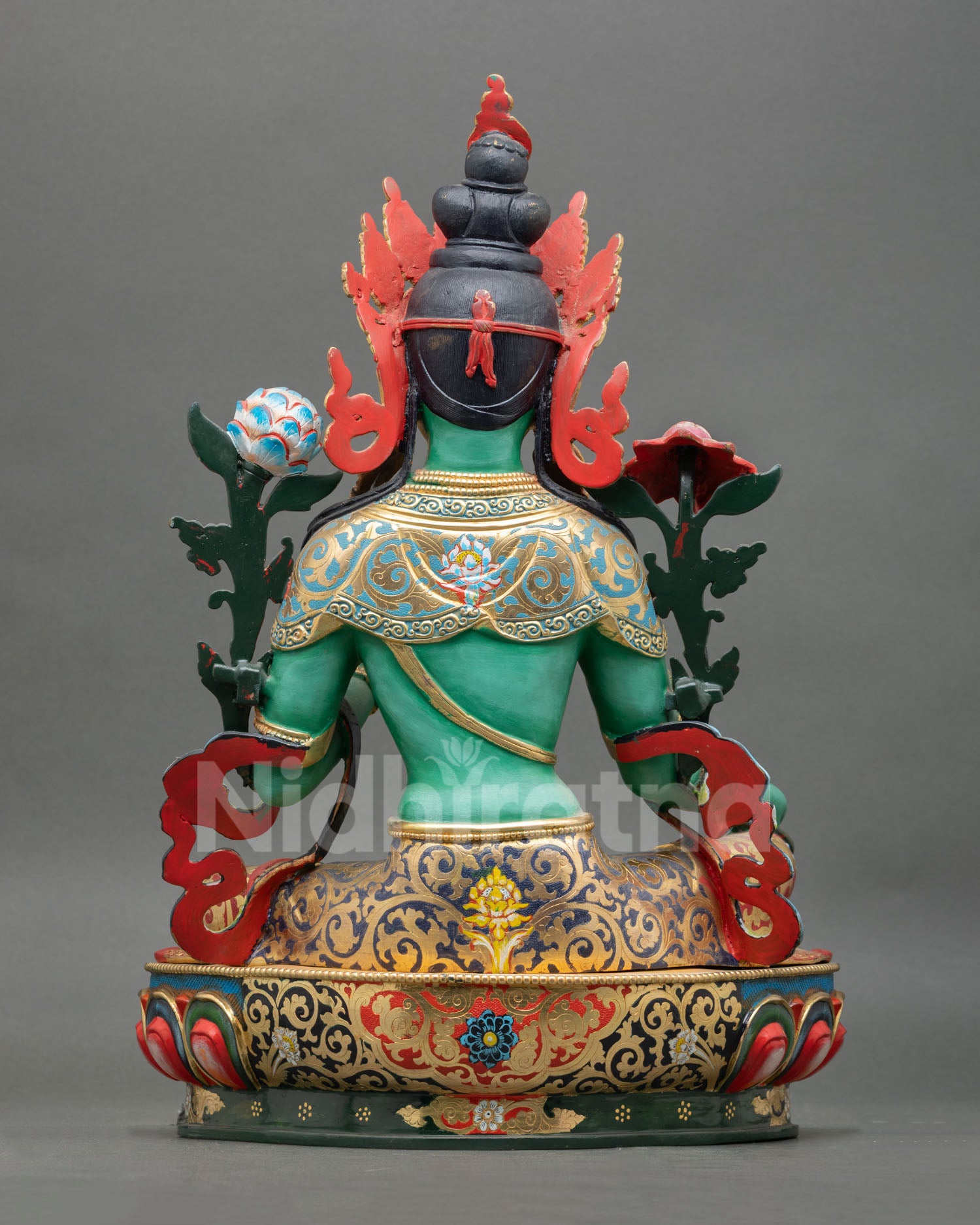 Green Tara Statue – Buddhist Healing Deity Figure