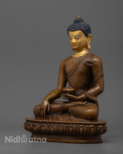 Shakyamuni Buddha Statue | Nepalese Artisanal Sculpture