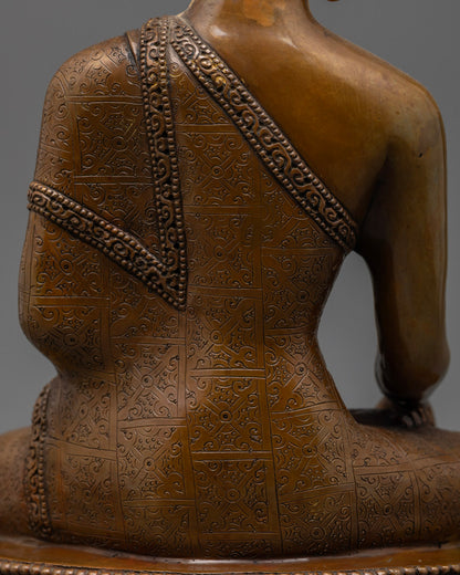 Shakyamuni Buddha Statue | Nepalese Artisanal Sculpture