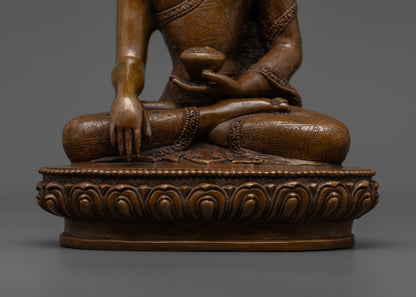Shakyamuni Buddha Statue | Nepalese Artisanal Sculpture