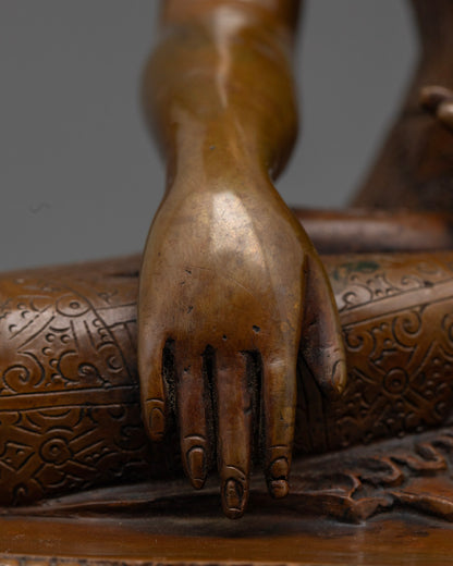 Shakyamuni Buddha Statue | Nepalese Artisanal Sculpture