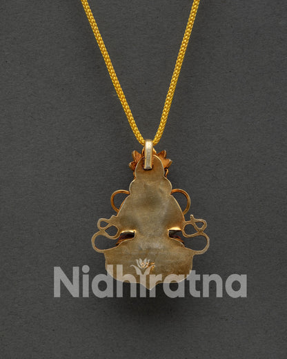 Buddhist Amitayus Locket Featuring Nepalese Craftsmanship