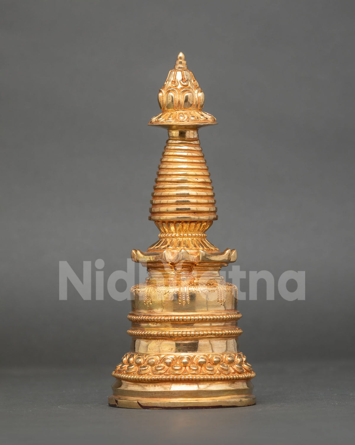 Buddhist Kadampa Stupa symbolizing the enlightened mind of the Buddha and the five elements