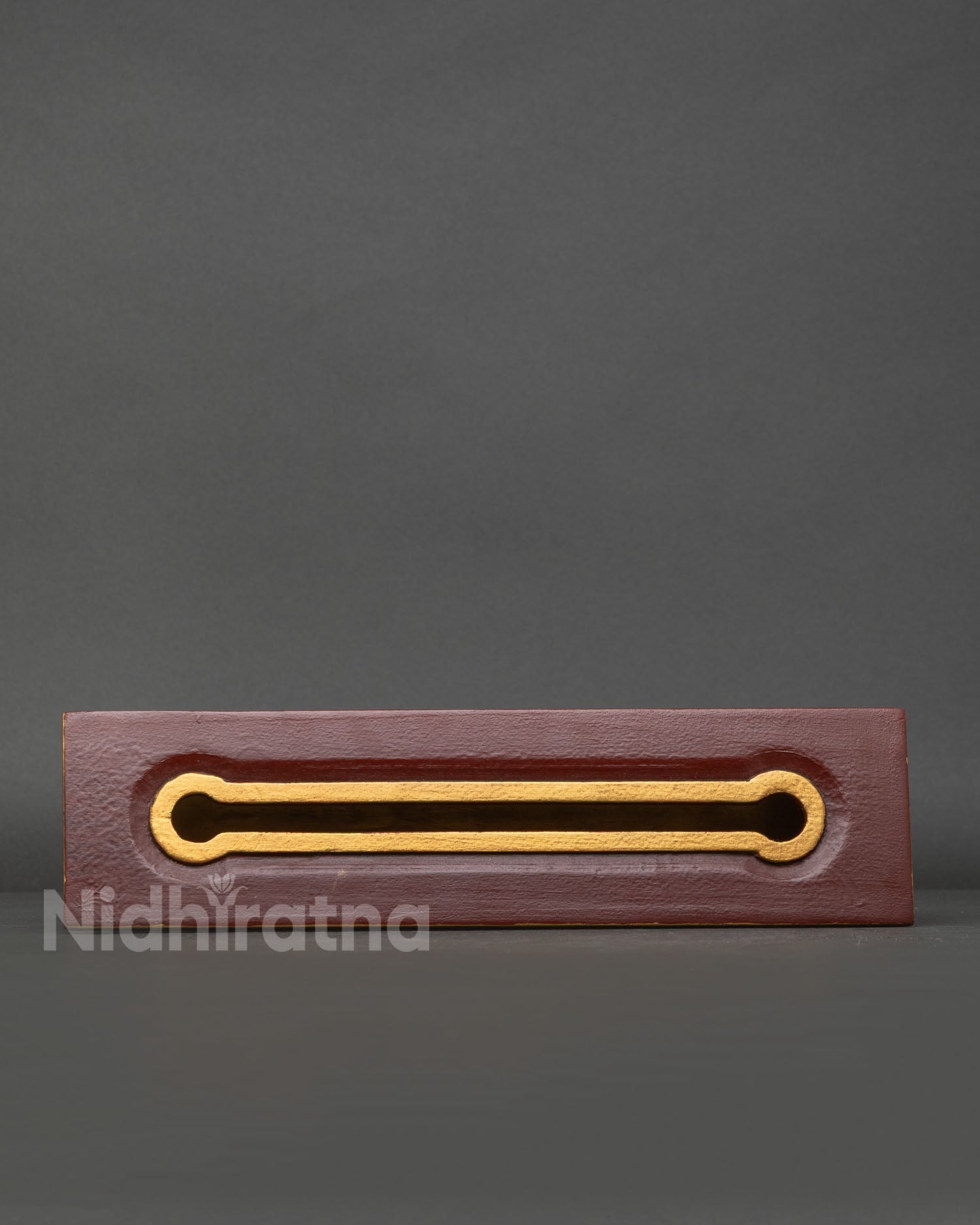 Buddhist ritual incense burner made from solid wood by Newari artisans