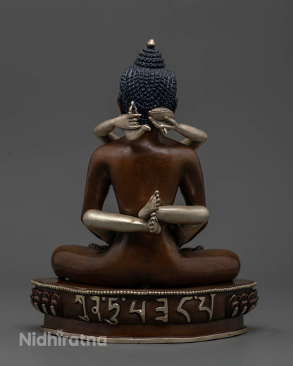Buddhist Samantabhadra Yab-Yum sculpture symbolizing wisdom and compassion