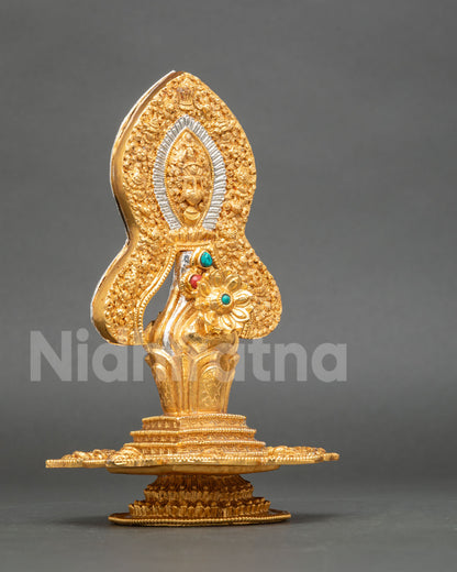 Buddhist Torma ritual object used in sacred ceremonies and offerings to enlightened deities