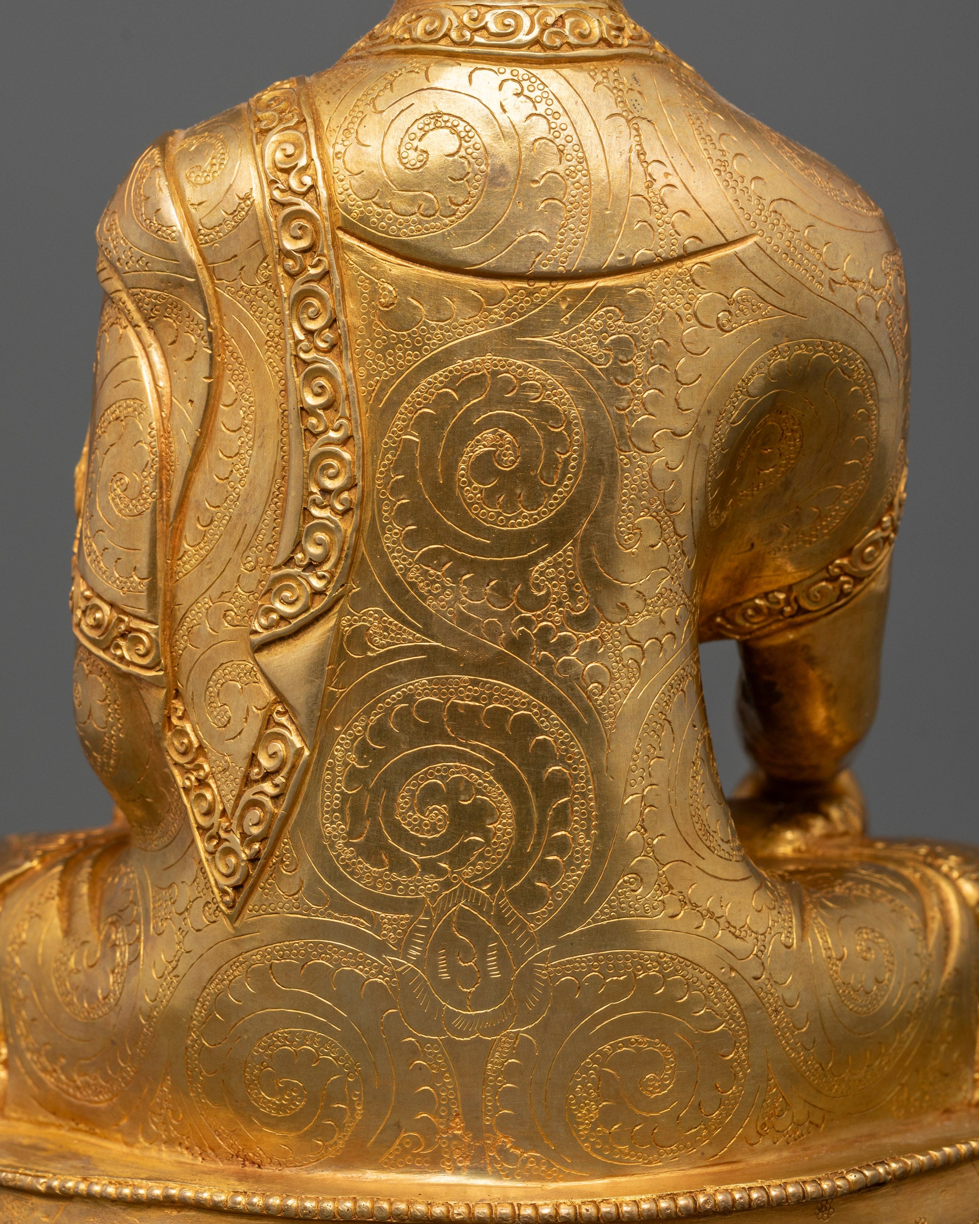 Shakyamuni Buddha Statue | Fire-Gilded Copper Art