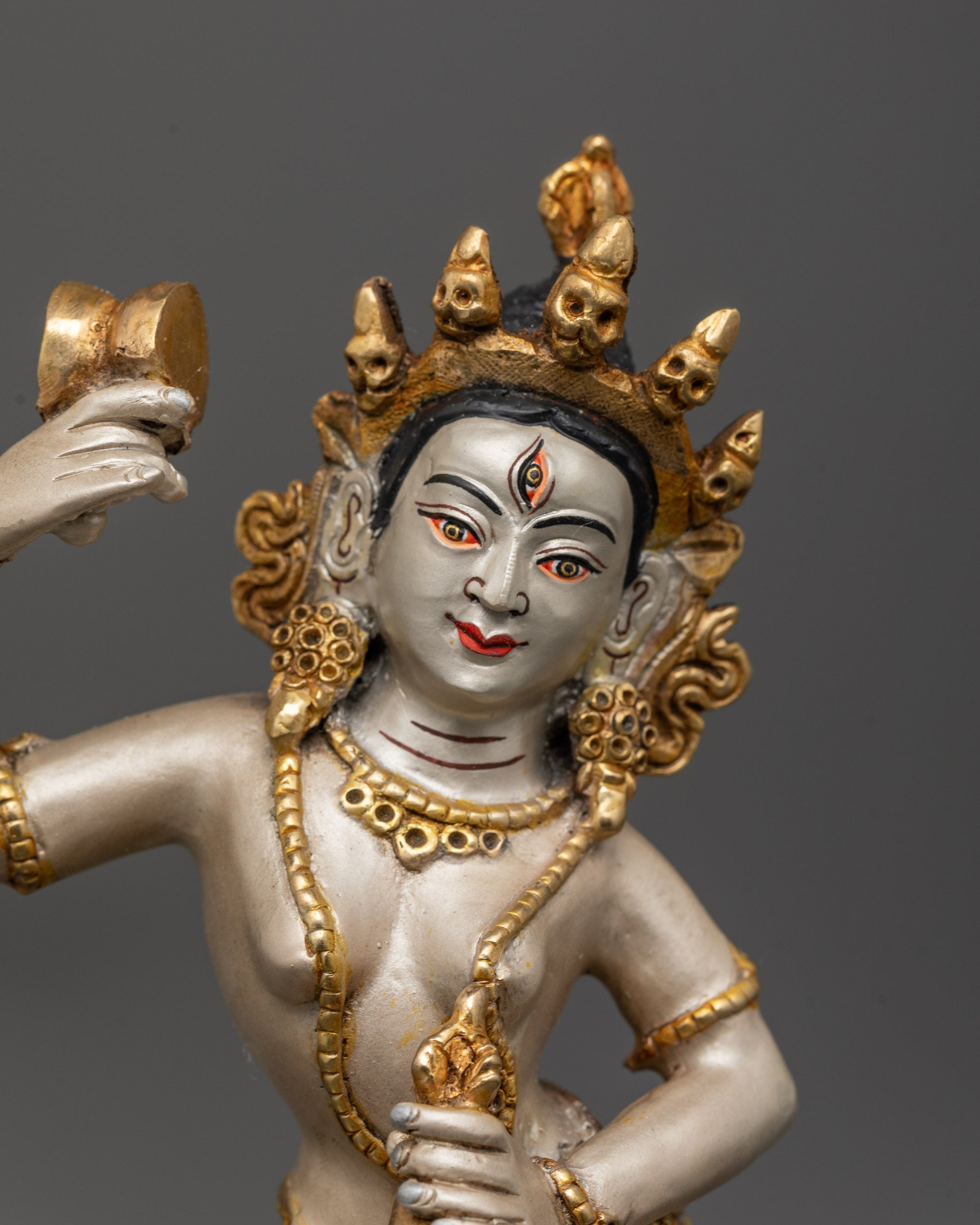 Nepalese Machig Labdron Statue | Hand-Carved with Premium Detail