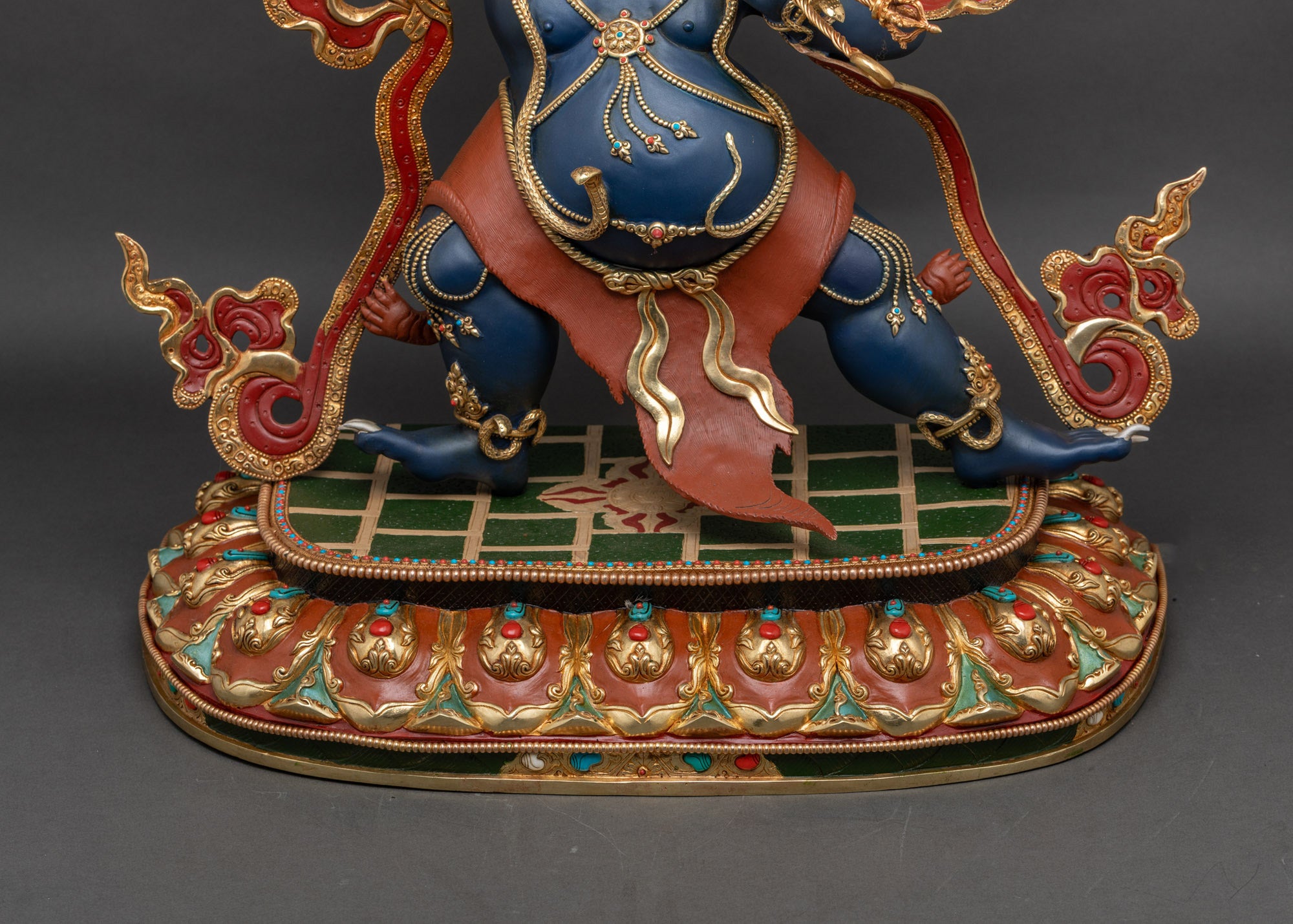 Large Vajrapani Statue | High-Quality Tibetan Vajra Protector Figurine