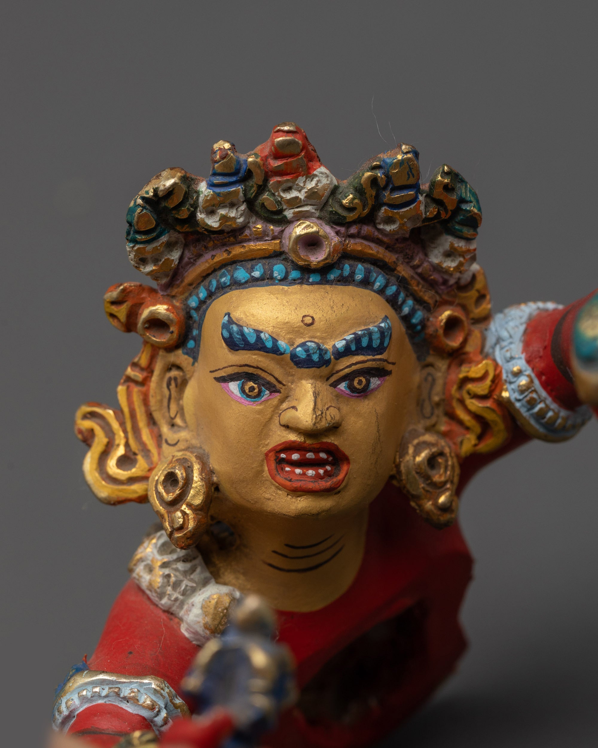 Nepalese Chakrasamvara Consort Statue | Buddhist Deity for Altars