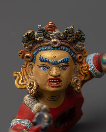 Nepalese Chakrasamvara Consort Statue | Buddhist Deity for Altars