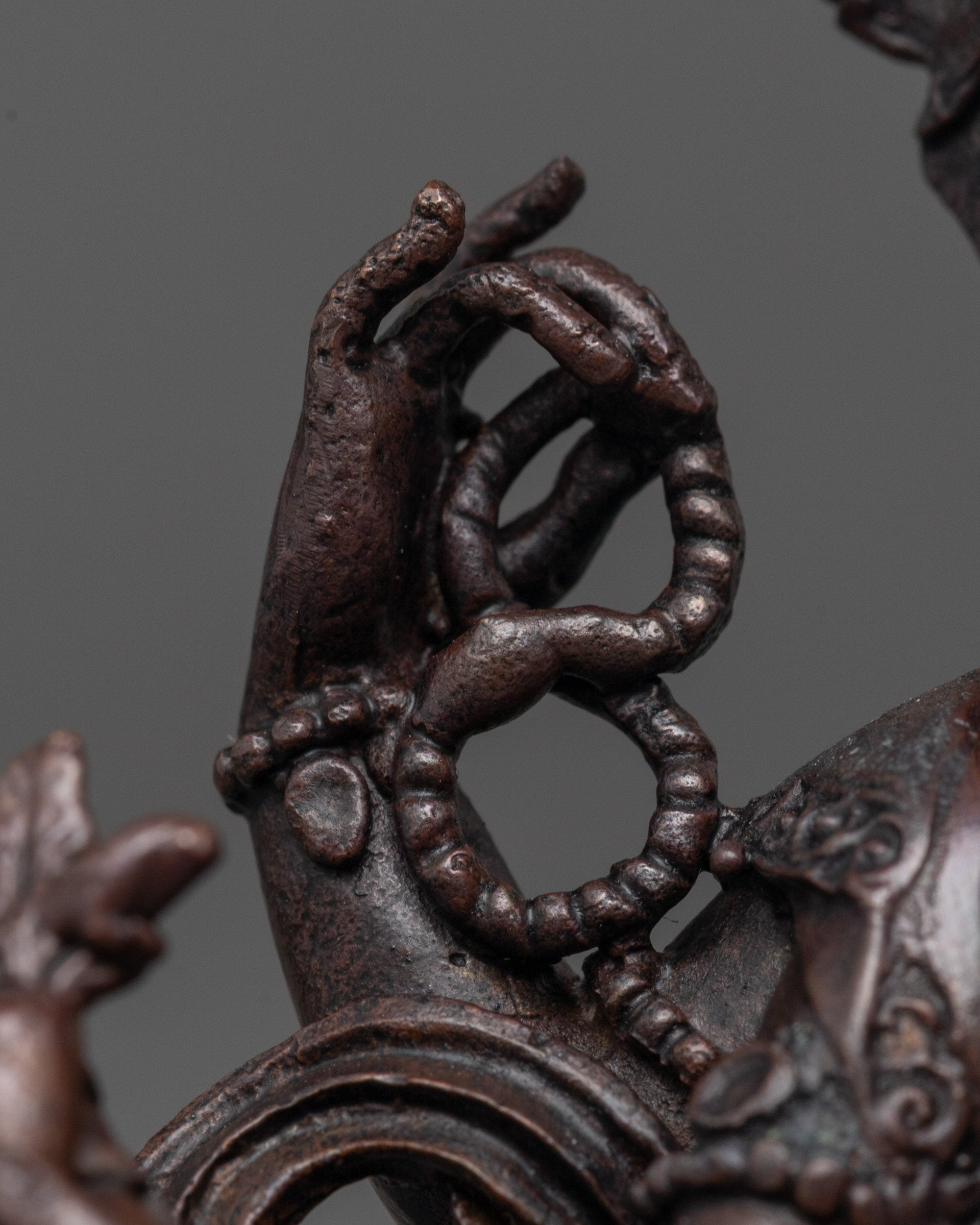 Oxidized Lord Ganesha Statue | Precision Made Divine Idol for Pooja
