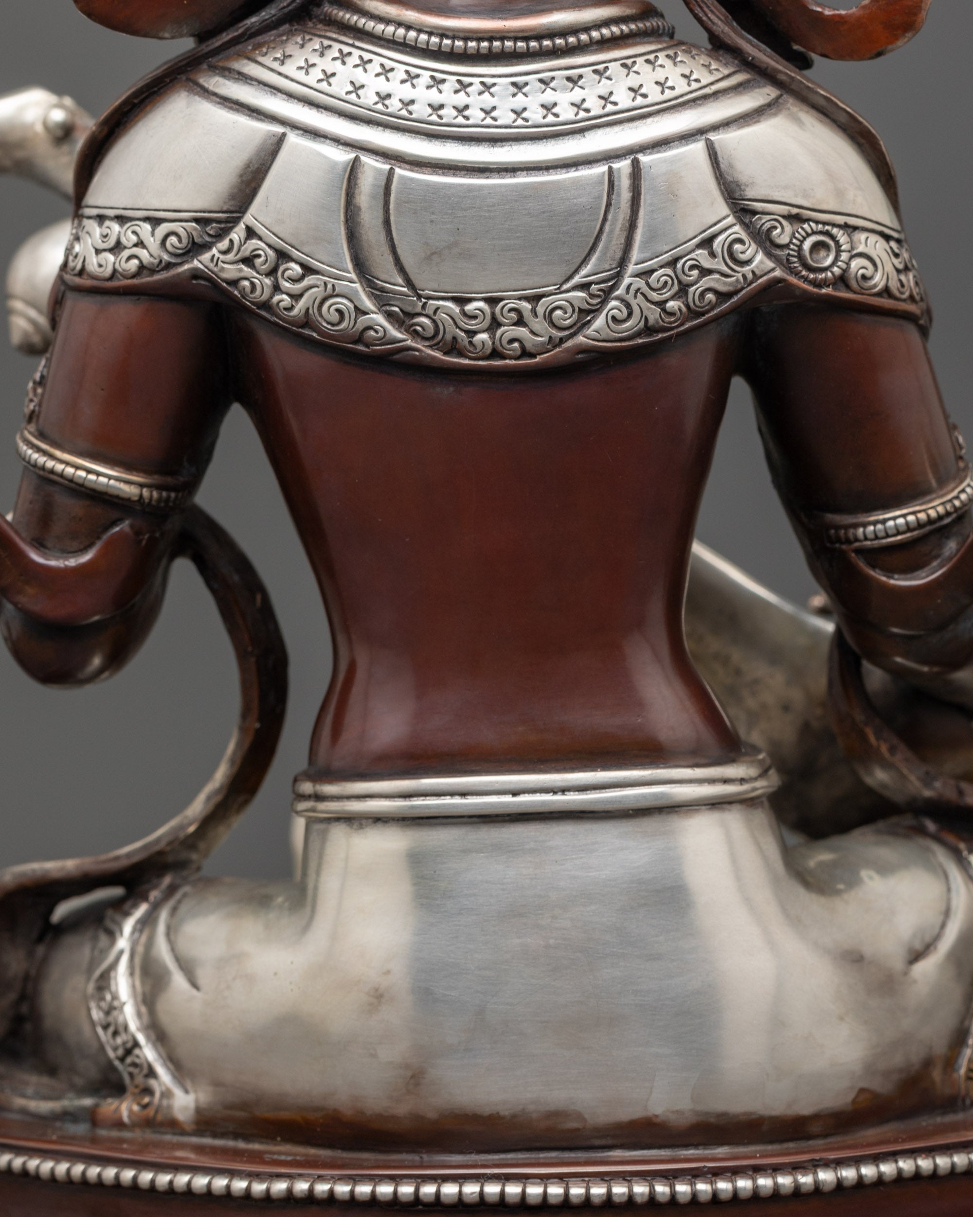 Exquisite Oxidized Saraswati Statue | Handcrafted Goddess of knowledge