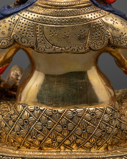 Nepal Artisan Dzambhala Statue | Symbol of Wealth, Luck & Abundance