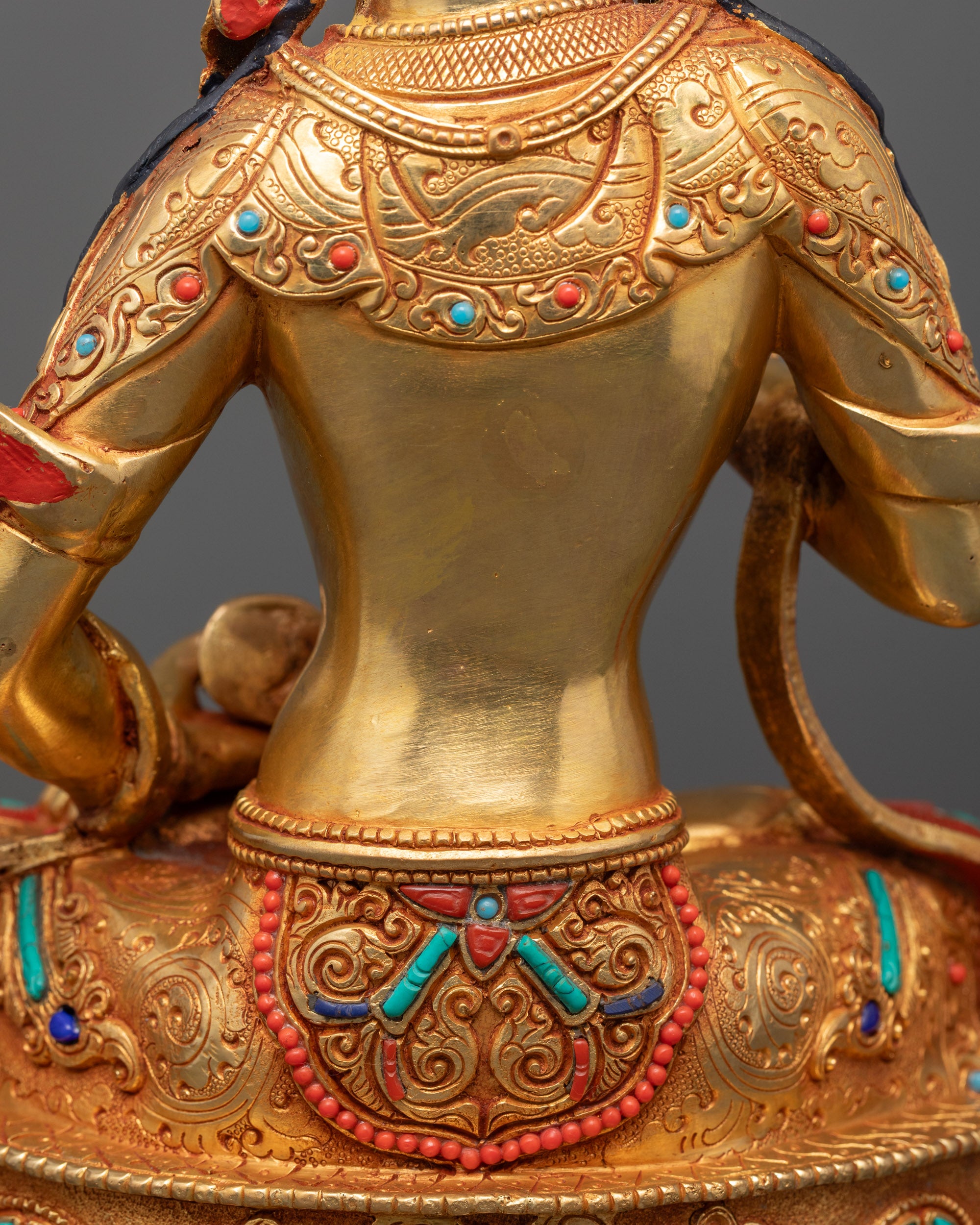 Authentic Vajrasattva Statue | Handmade Nepalese Buddhist Statue