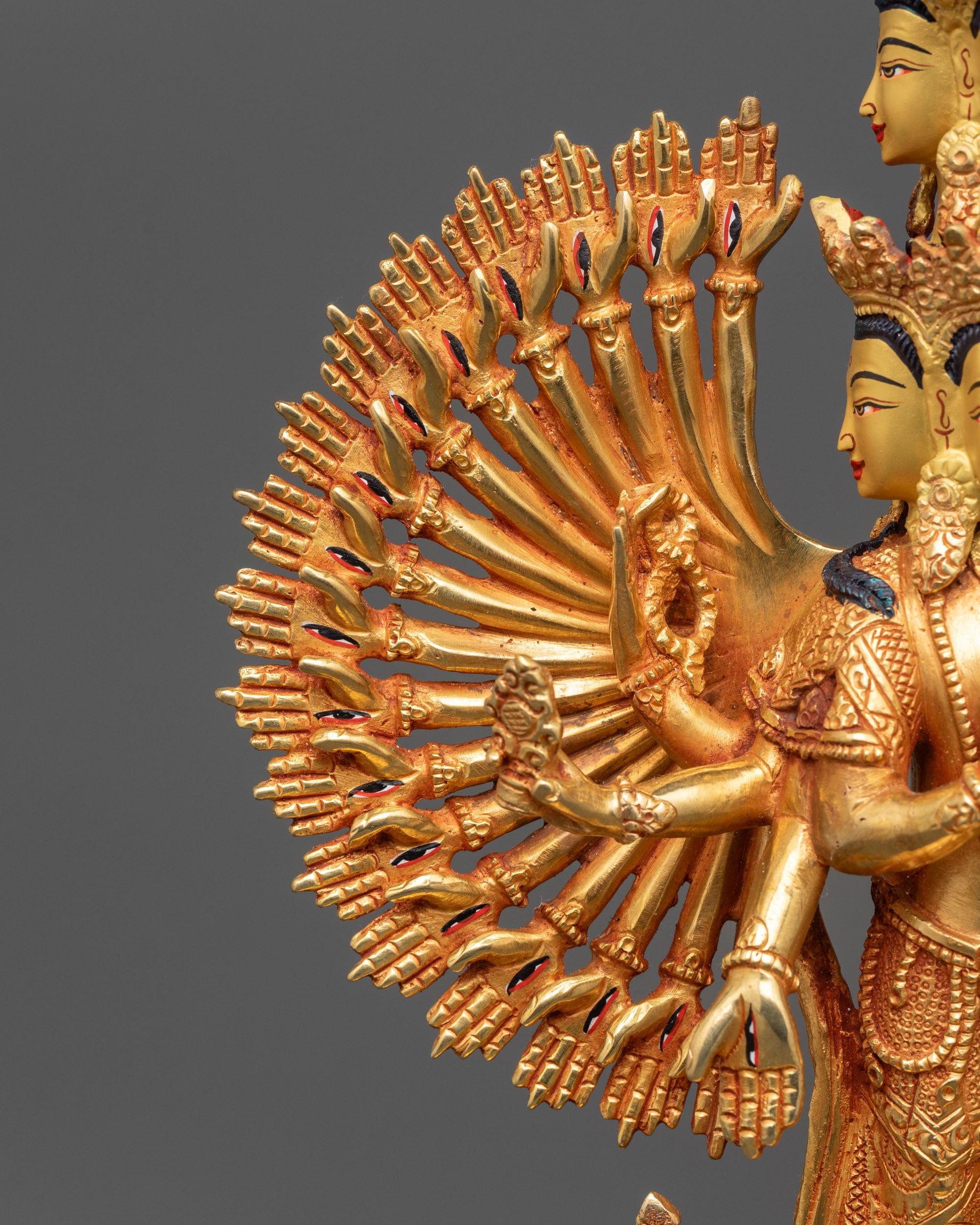 Thousand Armed Chenrezig Statue | Spiritual Buddhist Art
