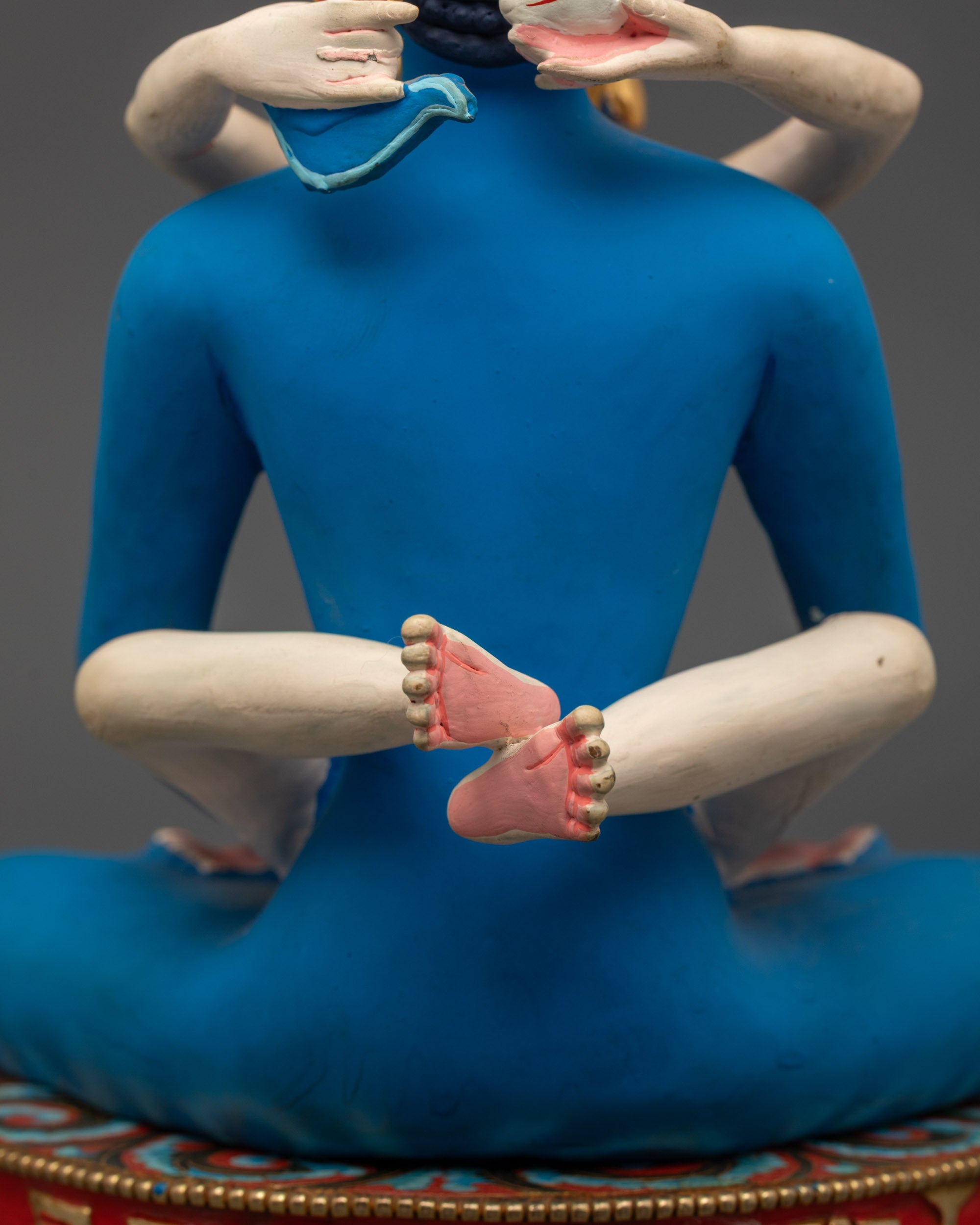 Hand-Painted Samantabhadra Yab-Yum Statue | Spiritual Buddhist Art