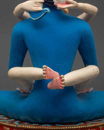 Hand-Painted Samantabhadra Yab-Yum Statue | Spiritual Buddhist Art