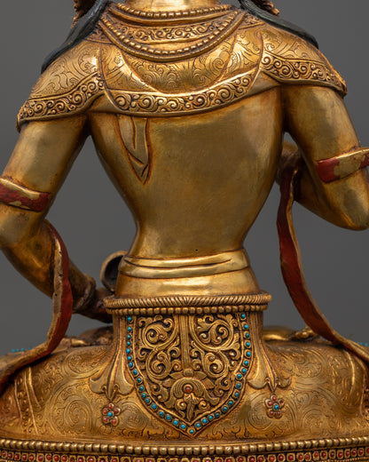 Traditional Vajrasattva Statue | Premium Nepalese Handcrafted Artwork