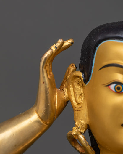 Buddhist Master Milarepa Statue | Handcrafted Himalayan Tibetan Art