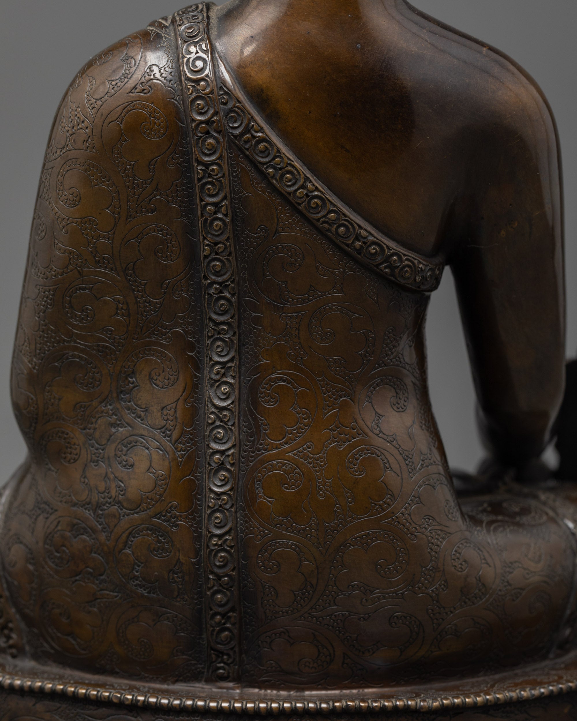 Oxidized Bhaisajyaguru Buddha Statue | Handcrafted Healing Sculpture