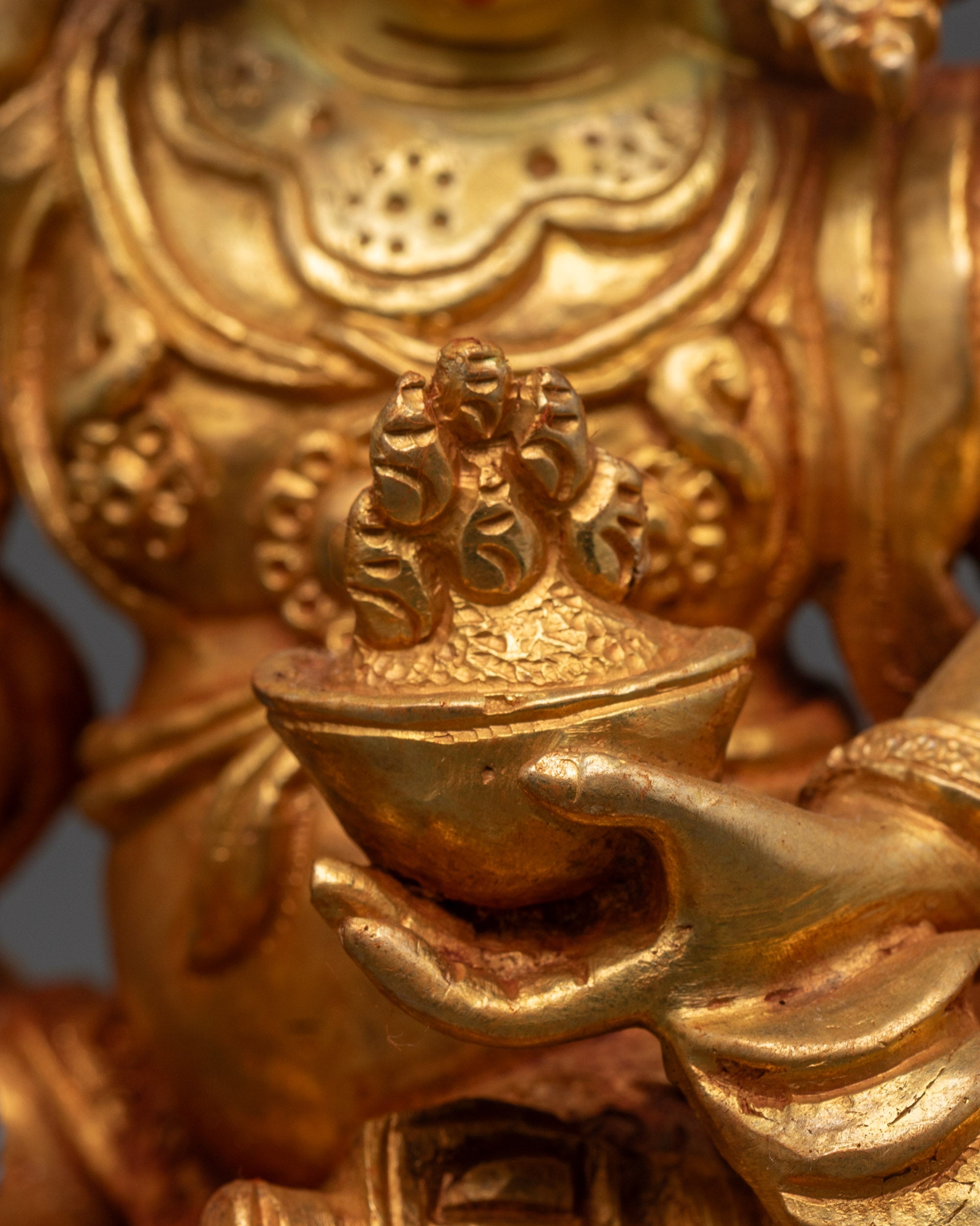 Fearless King Gesar Statue | Traditional Himalayan Buddhist Art