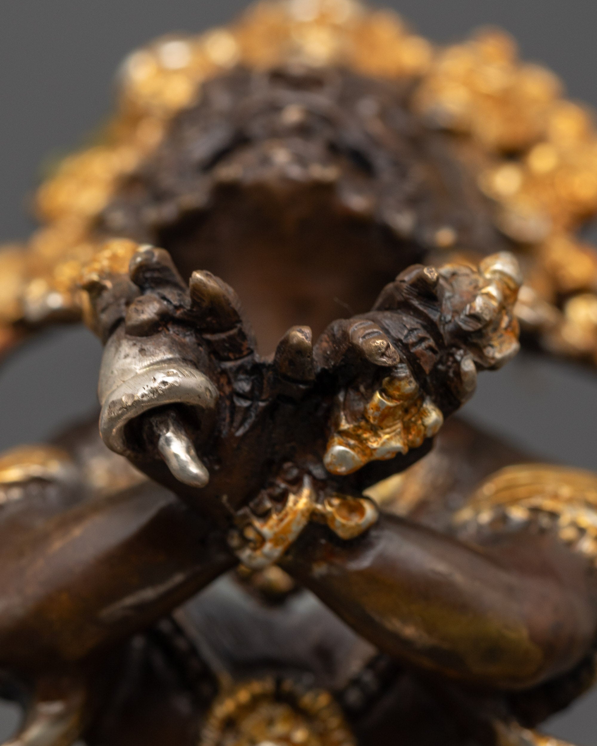 Dorje Kandro Statue | Oxidized Copper Buddhist Deity Sculpture