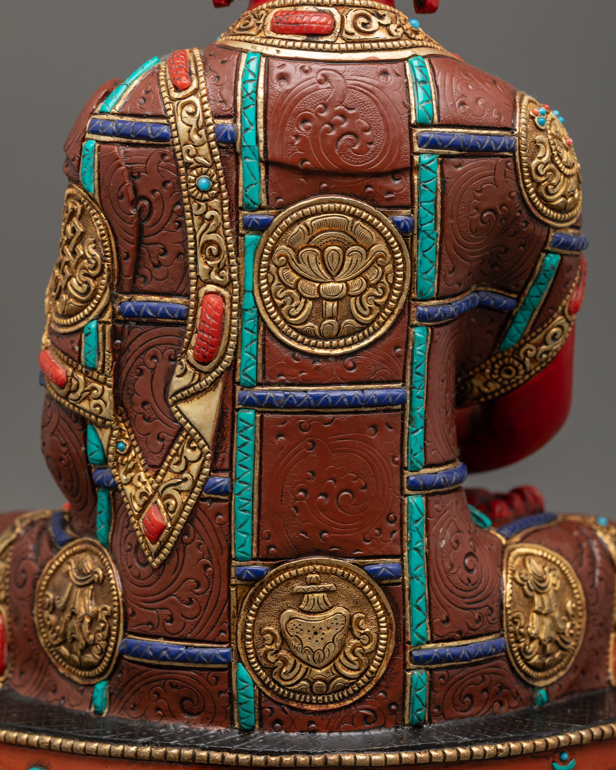 Serene Amitabha Buddha Sculpture | Nepalese Handmade Buddhist Statue