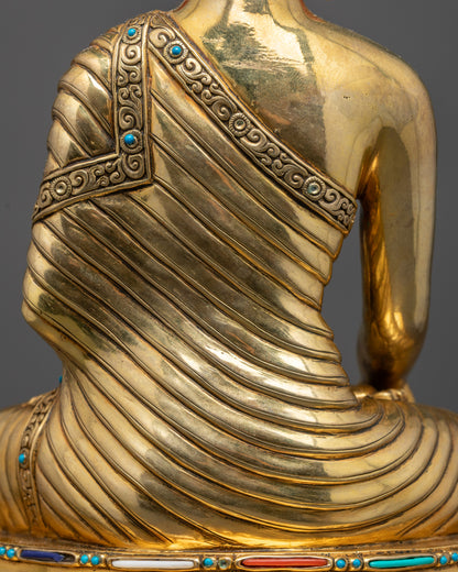 Meditating Shakyamuni Buddha Statue | Himalayan Sacred Artwork