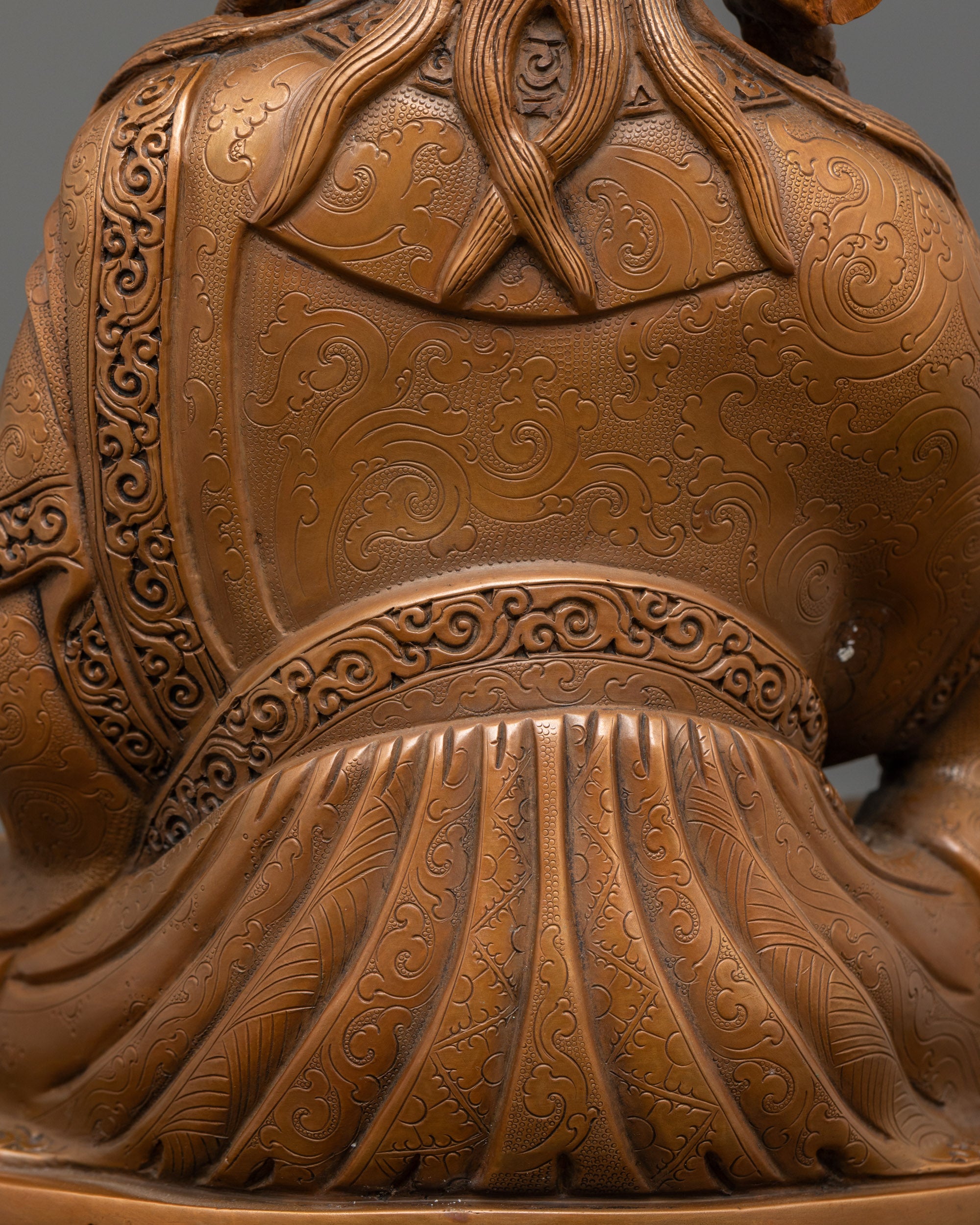 Guru Padmasambhava Statue | Traditional Lost Wax Artwork from Nepal