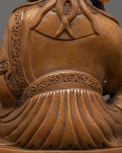 Guru Padmasambhava Statue | Traditional Lost Wax Artwork from Nepal