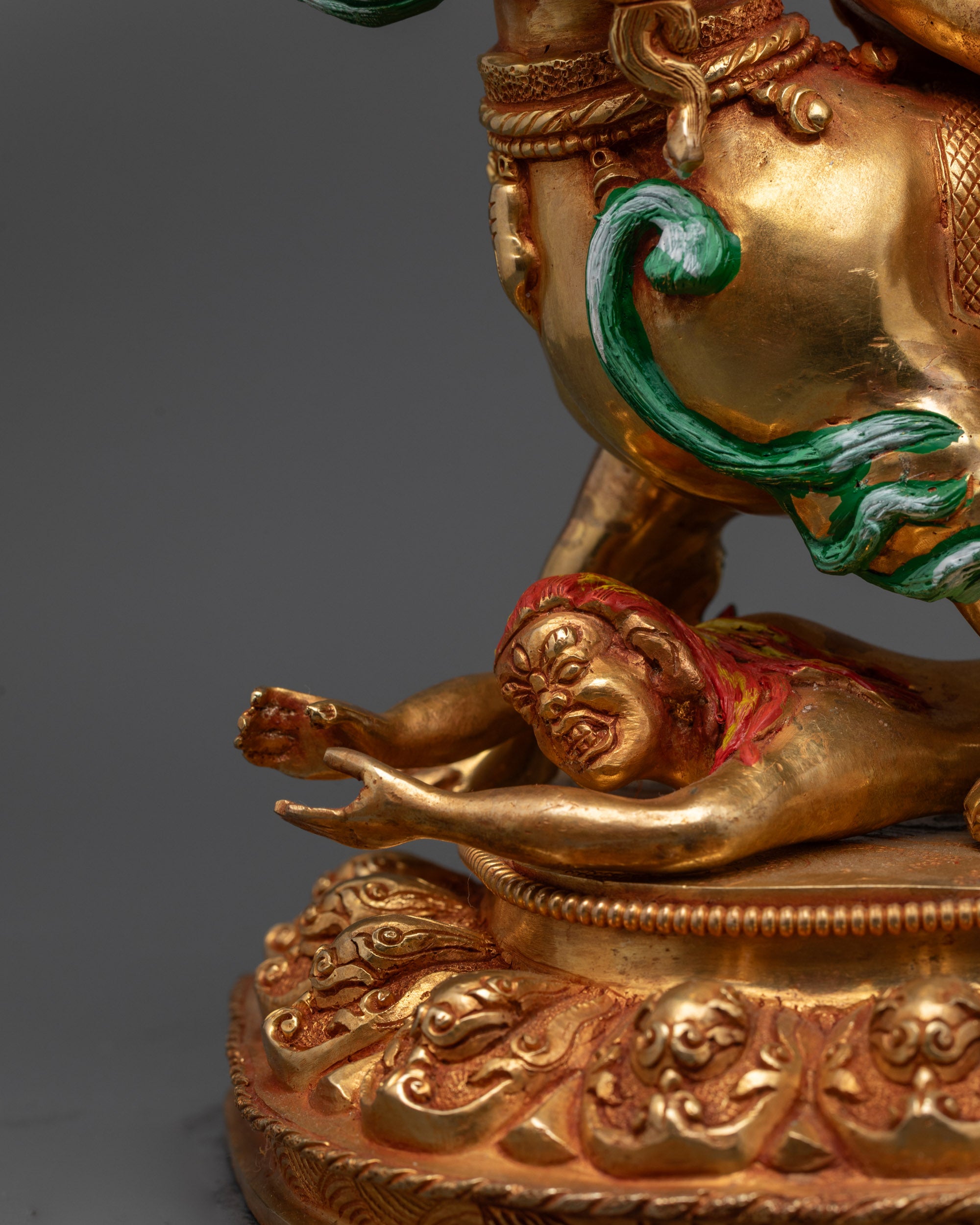 Pehar Gyalpo Statue | Religious Protector Figurine with Fine Detailing