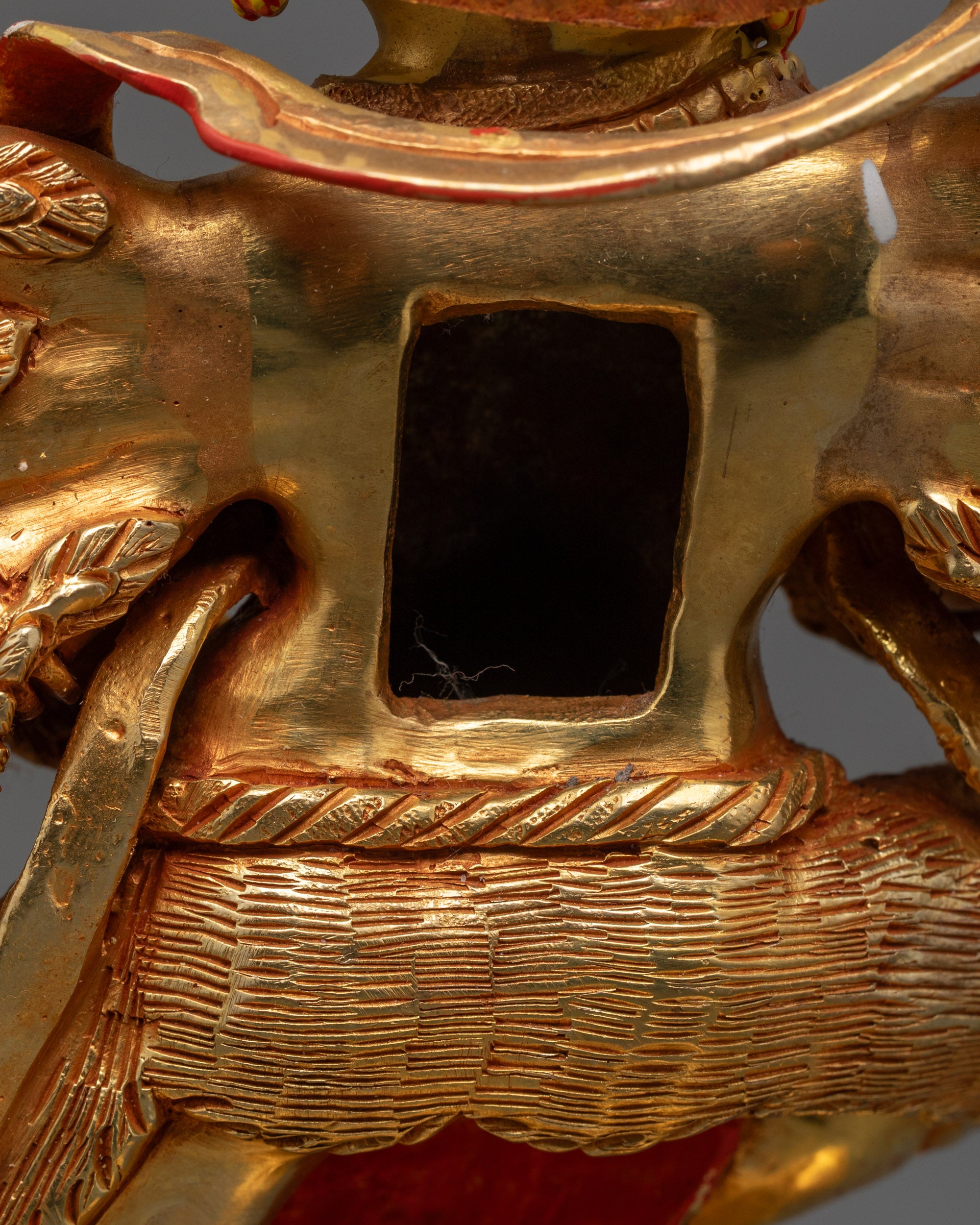Ucchusma Statue | 24K Gold-Fire Gilded Himalayan Buddhist Artwork
