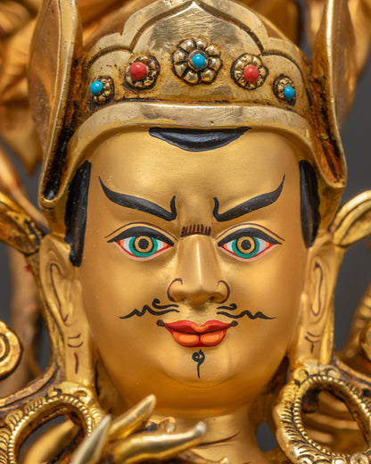 Authentic Guru Sangey Set Statue | Himalayan Buddhist Sculpture