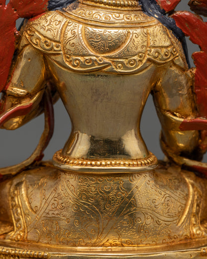 White Tara Statue | Hand-Carved Nepalese Buddhist Goddess