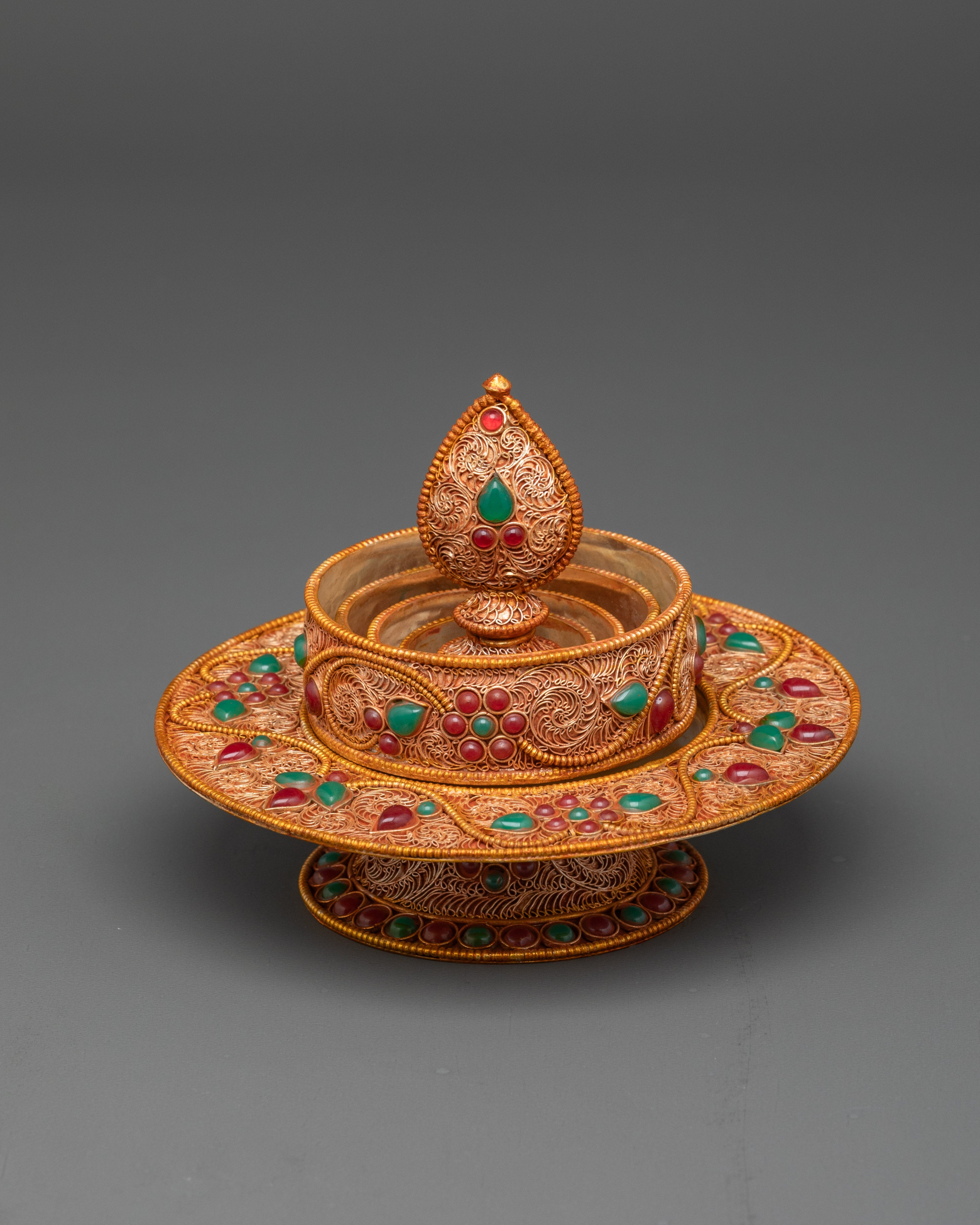 3" Mandala Offering | Vajrayana Ritual Set for Spiritual Practices