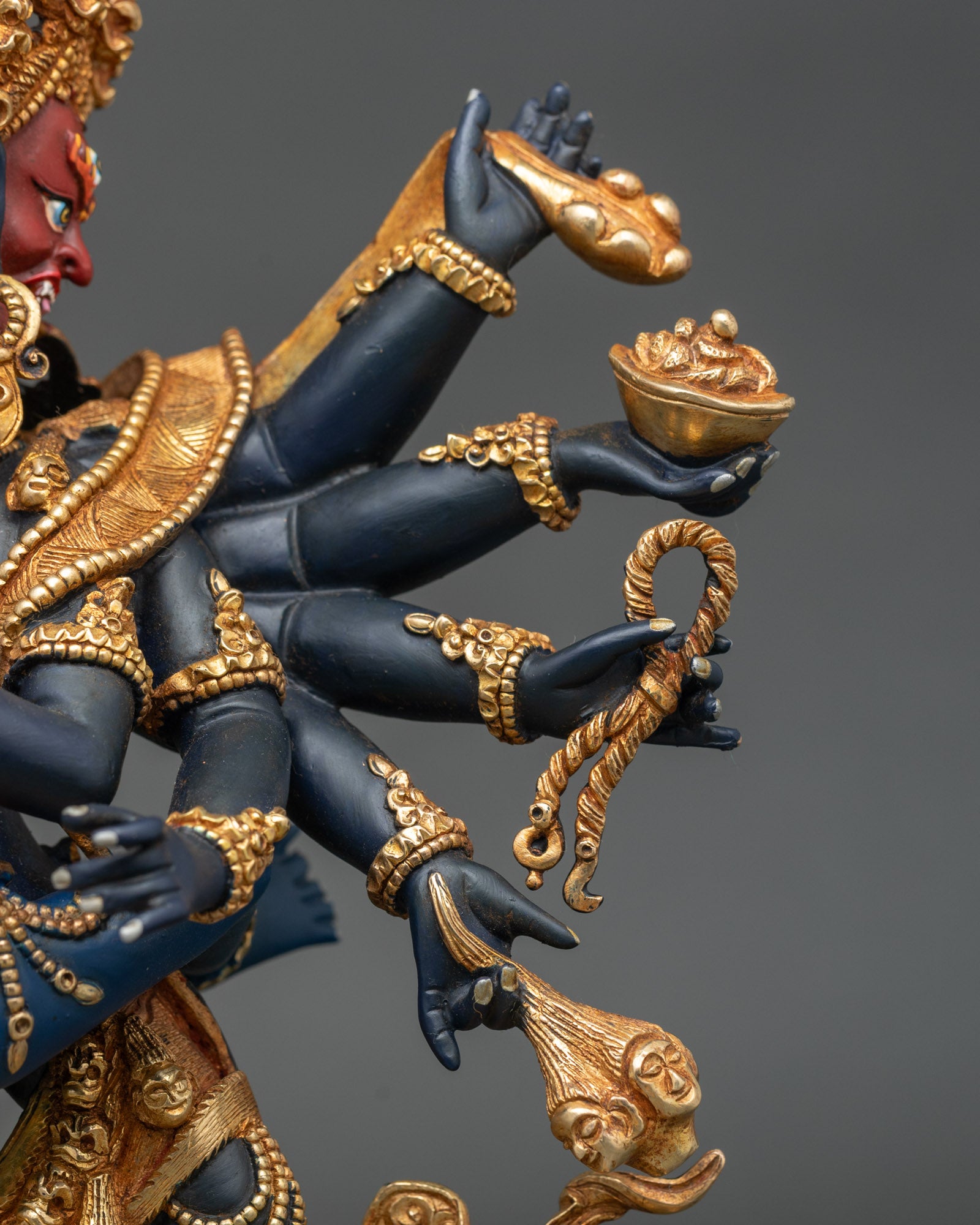 Chakrasamvara Statue with Consort | Yab-Yum Buddhist Sculpture