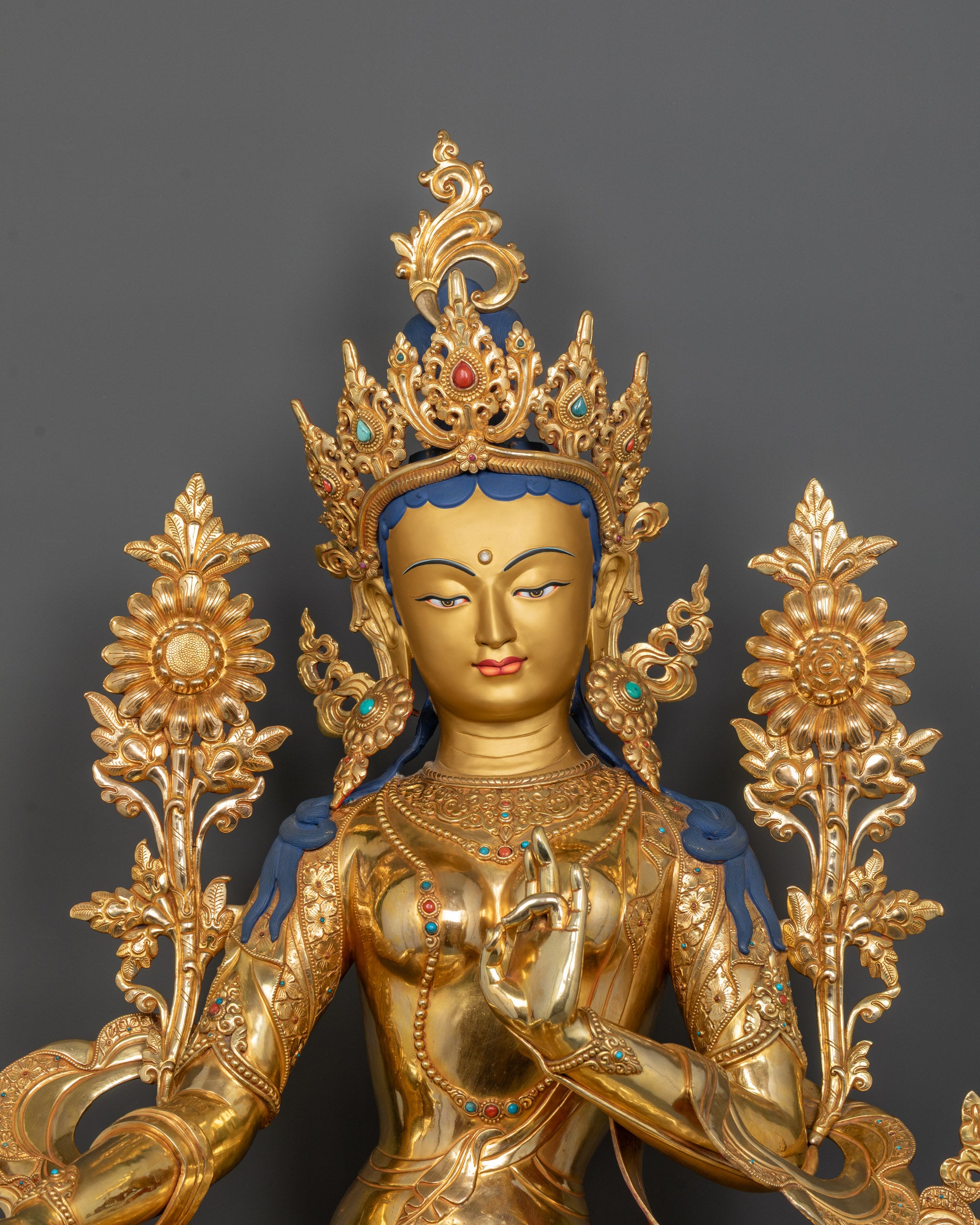 Shop Our Large Size Green Tara Statue | Buddhist Goddess