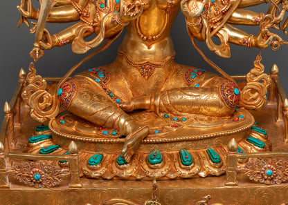 Goddess Marichi Statue | Handmade Buddhist Sculpture from Nepal