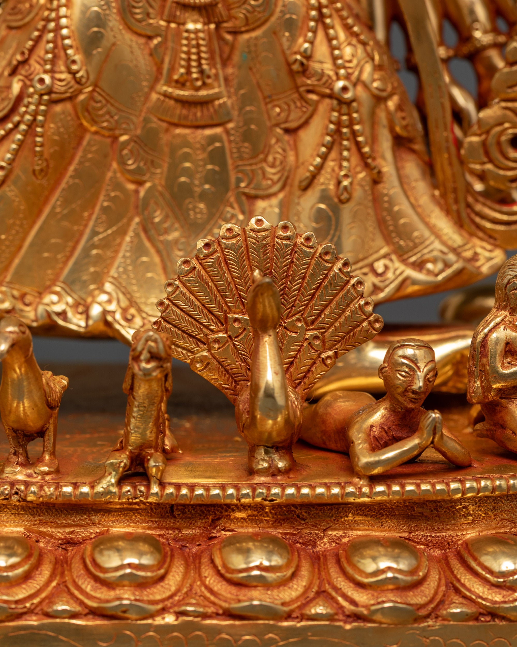 Handcrafted 1000-Armed Dukar Statue | Traditional Buddhist Artwork