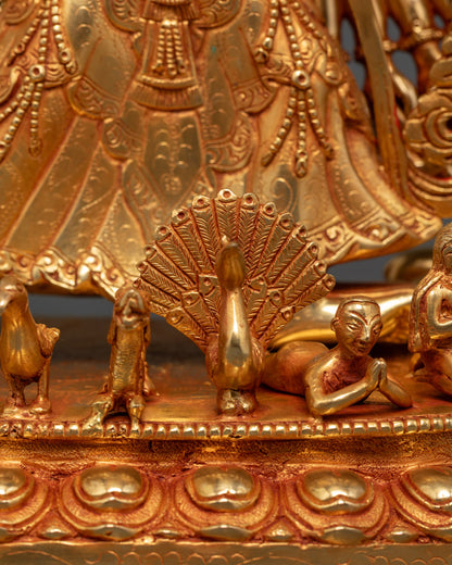 Handcrafted 1000-Armed Dukar Statue | Traditional Buddhist Artwork