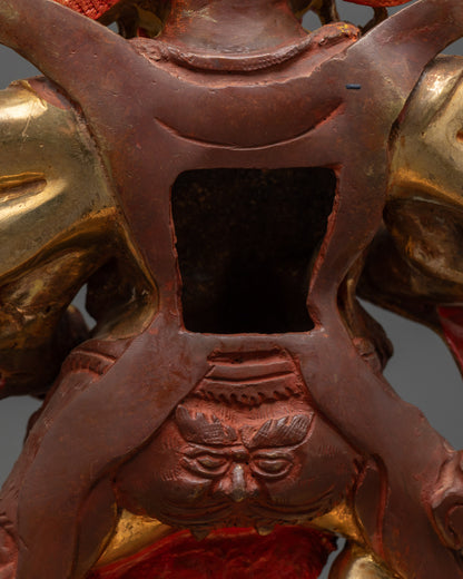 Six Armed Mahakala Statue | Handmade Nepalese Vajrayana