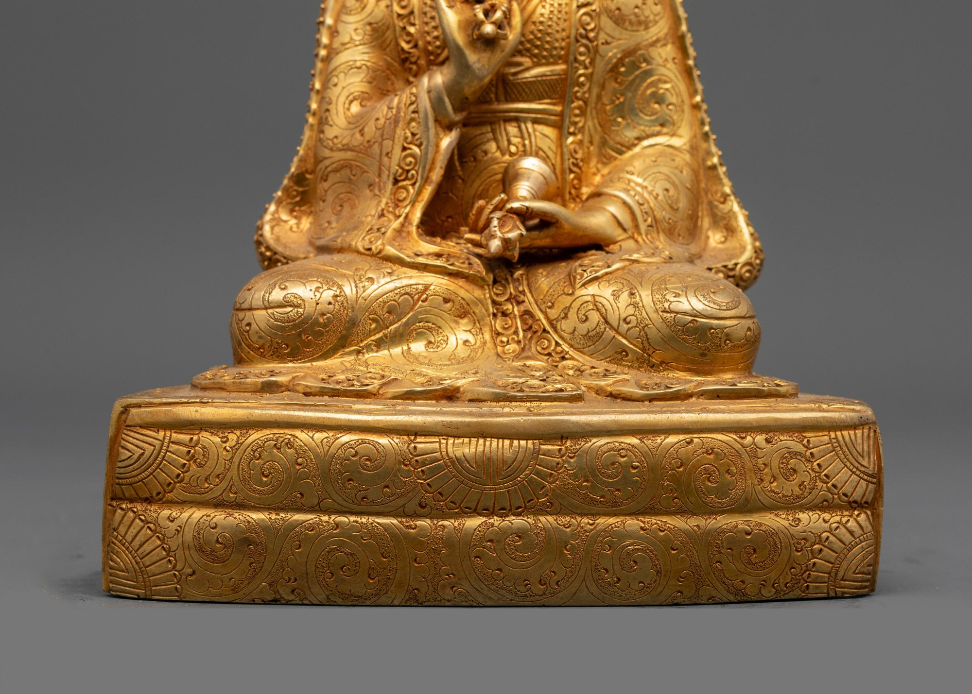 Sakya Master Set Statue | Detailed Handmade Buddhist Craft from Nepal