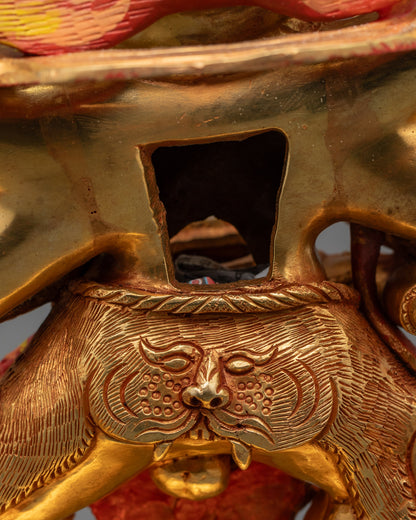 Mahachakra Vajrapani Consort Statue | Handmade Fierce Deity Sculpture