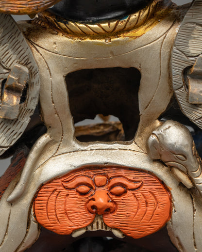 Divine Vajrakilaya Yab-Yum Statue | Tibetan Buddhist Ritual Artwork