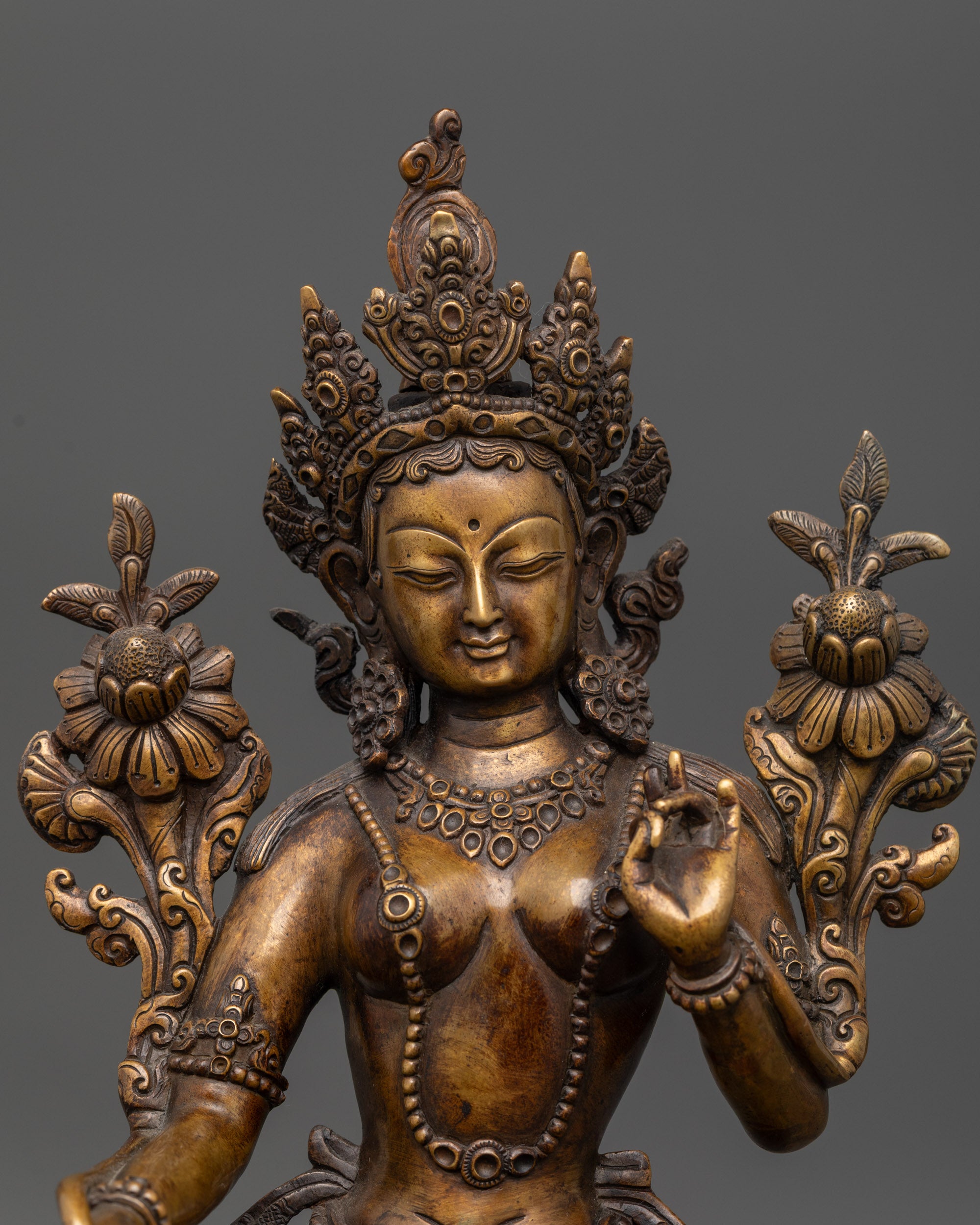 Green Tara Statue