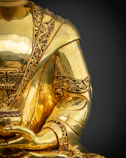Masterpiece 16 Inch Shakyamuni Buddha Statue: Perfect for Spiritual Practice