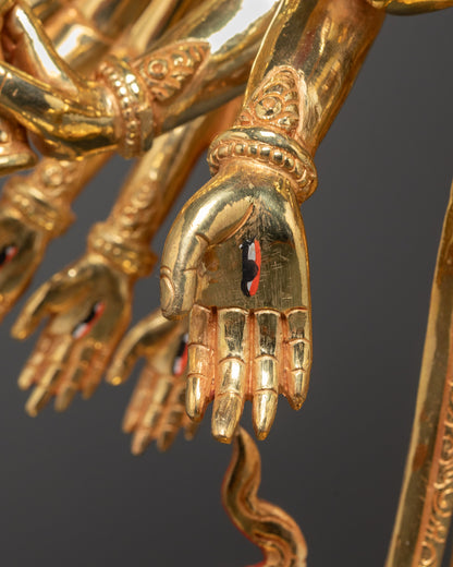 Thousand-Armed Avalokiteshvara Statue | Tibetan Buddhist Sculpture
