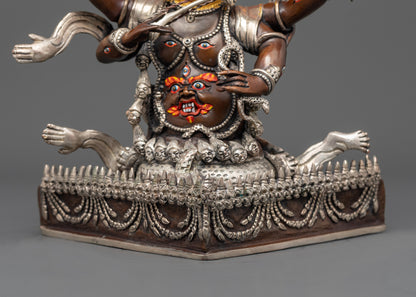Ekajati, Rahula & Dorje Legpa Statue Set | Buddhist Protector Deities