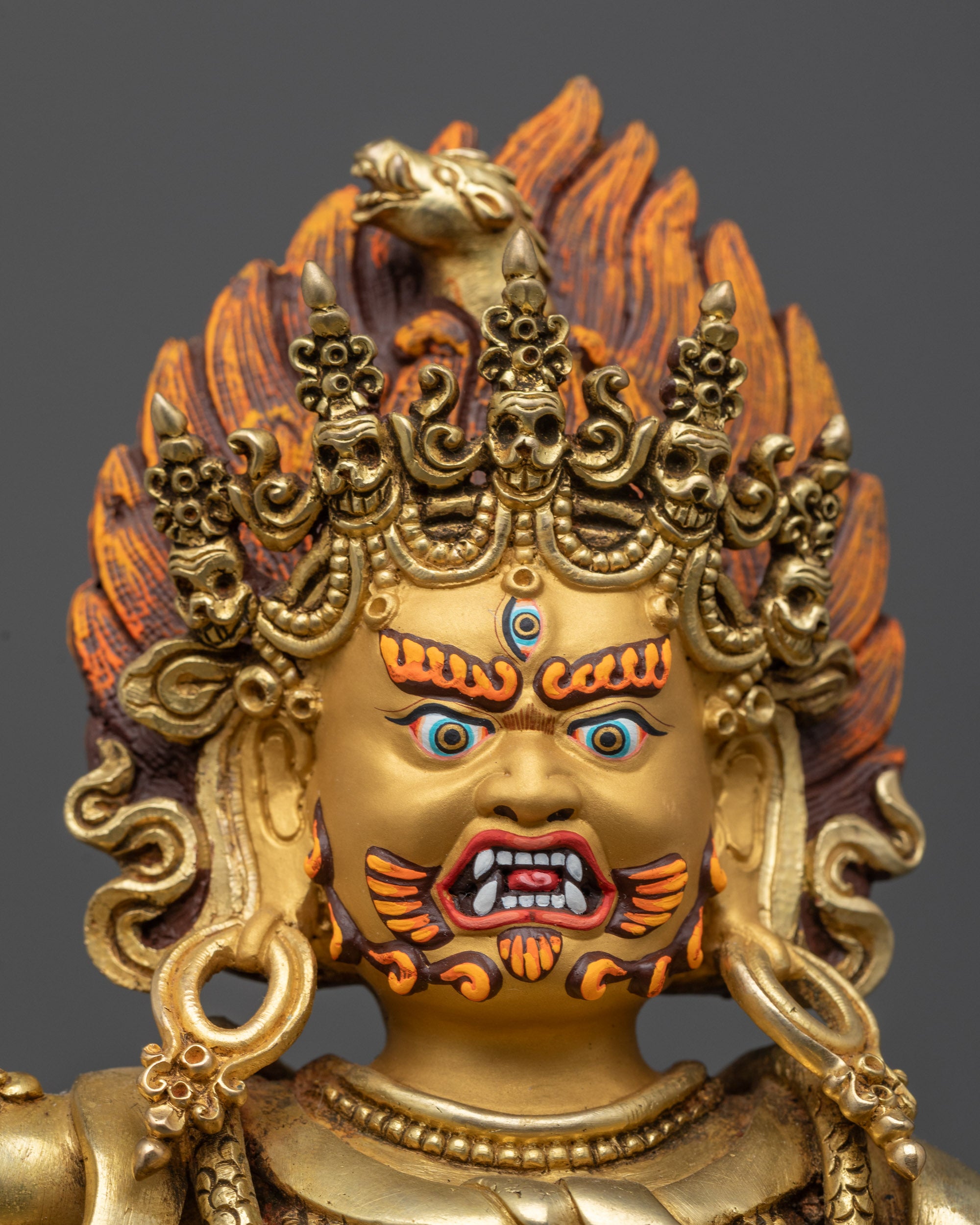 Goddess Troma Nagmo Statue | Wrathful Dakini Traditional Himalayan Art